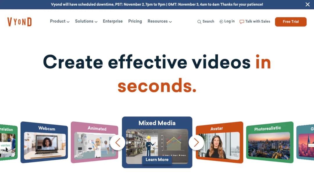 Vyond screenshot