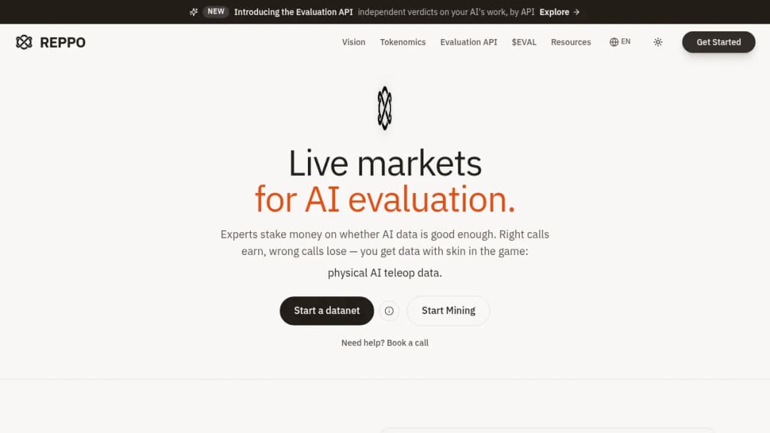 Reppo Labs screenshot