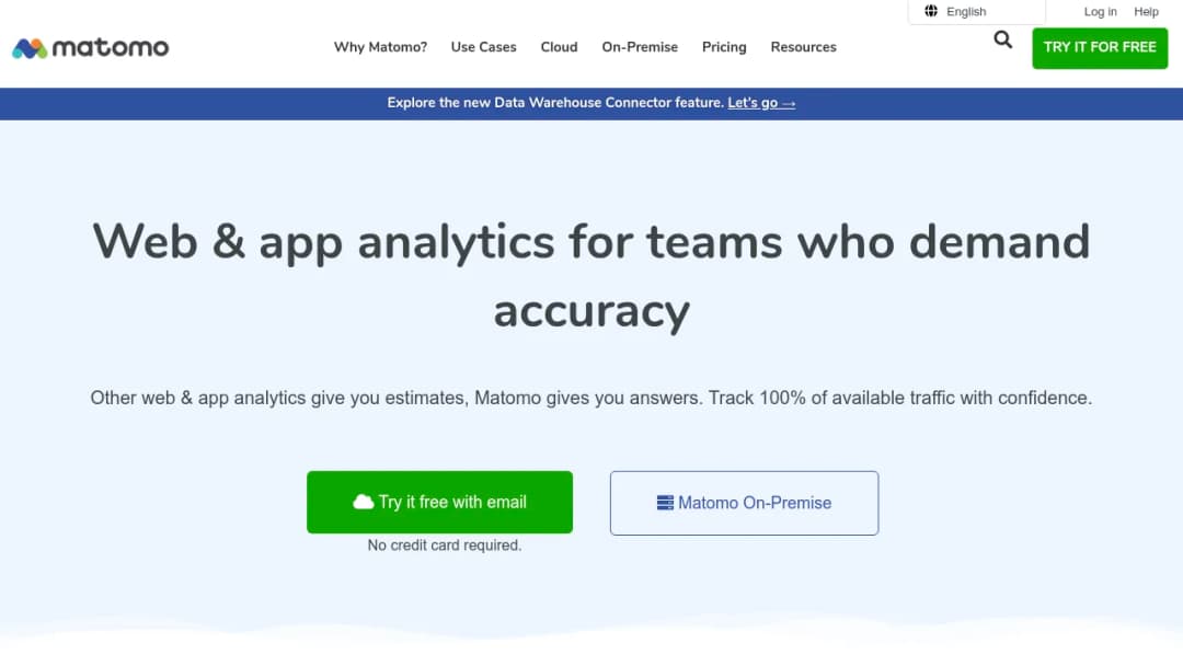 Matomo screenshot