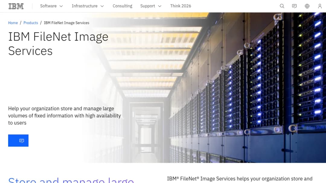 IBM Filenet Image Services screenshot