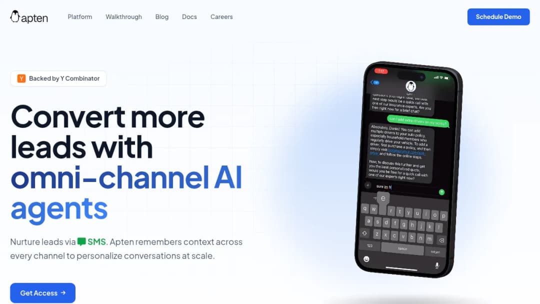 Apten screenshot