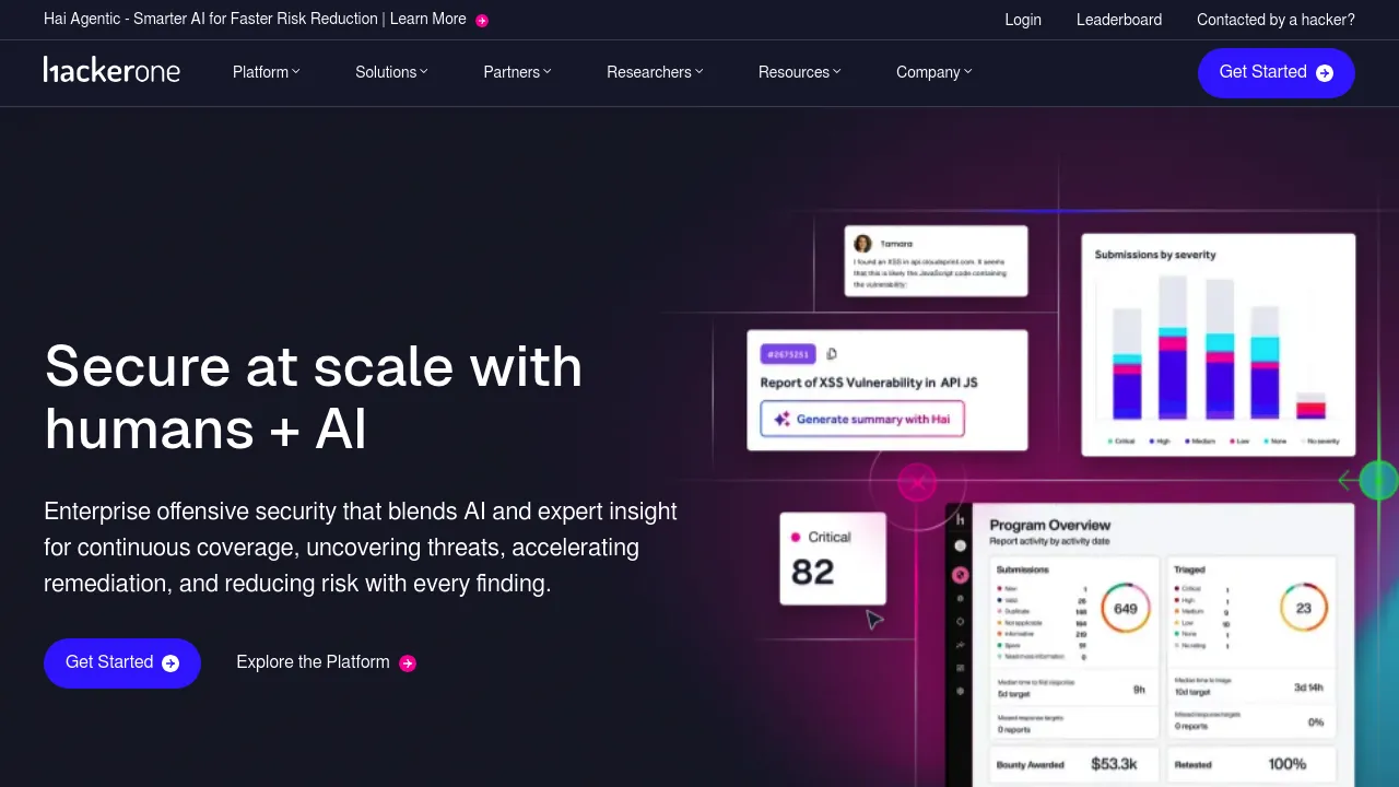 Hackerone screenshot