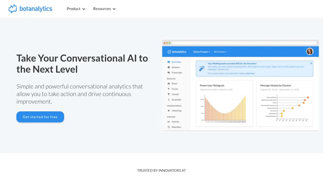 Botanalytics screenshot