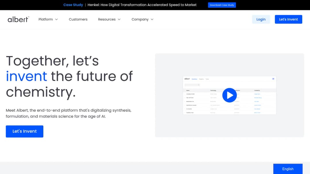 Albert screenshot
