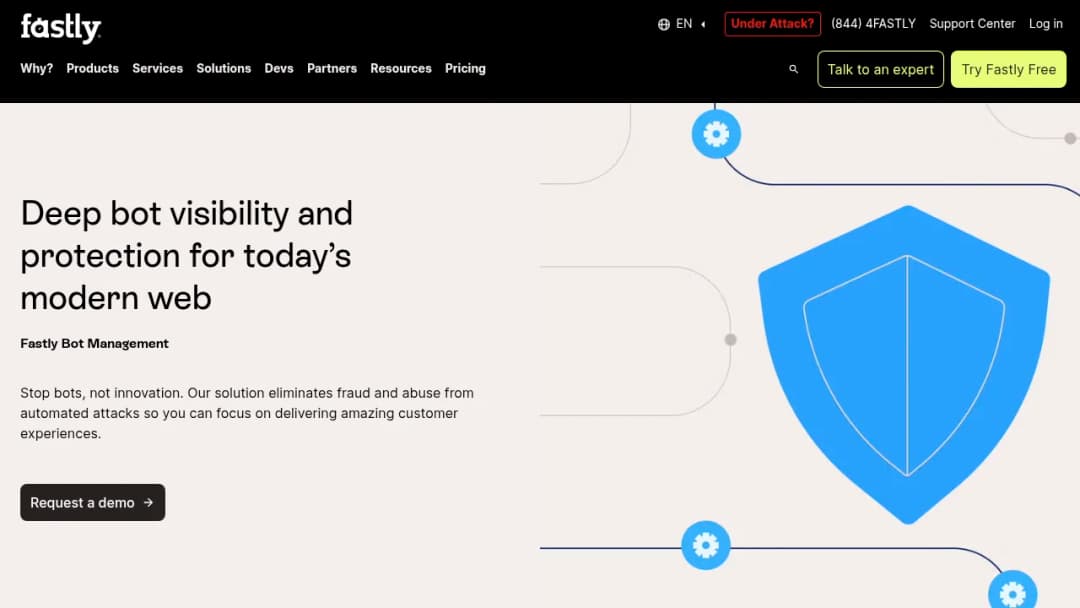 Fastly Bot Management screenshot