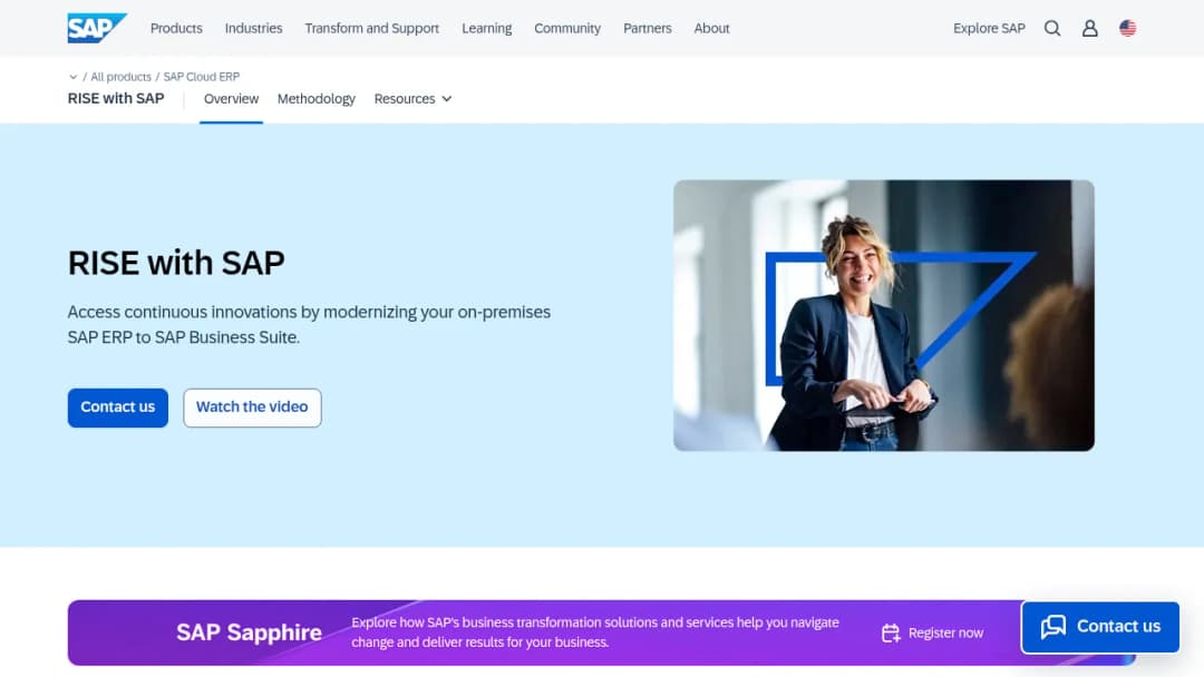 SAP RISE with SAP screenshot