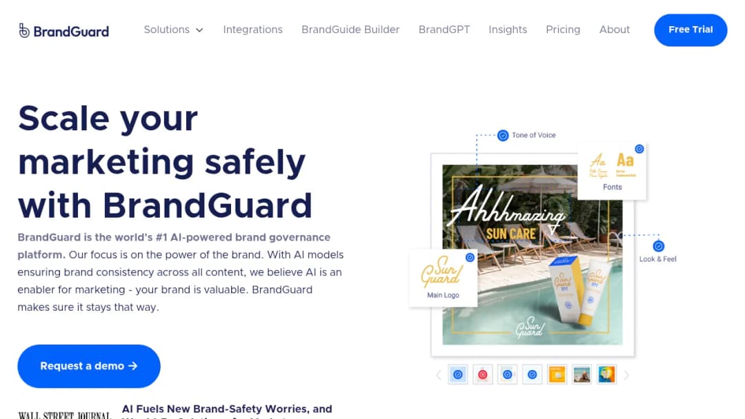BrandGuard AI screenshot