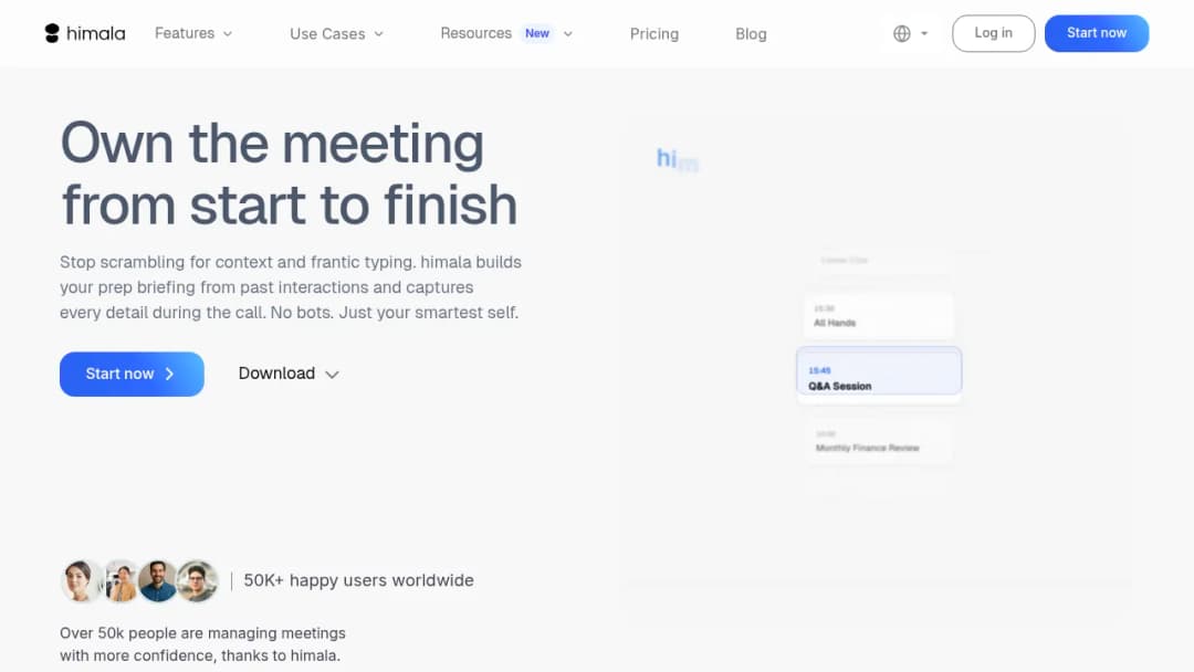 himala AI screenshot