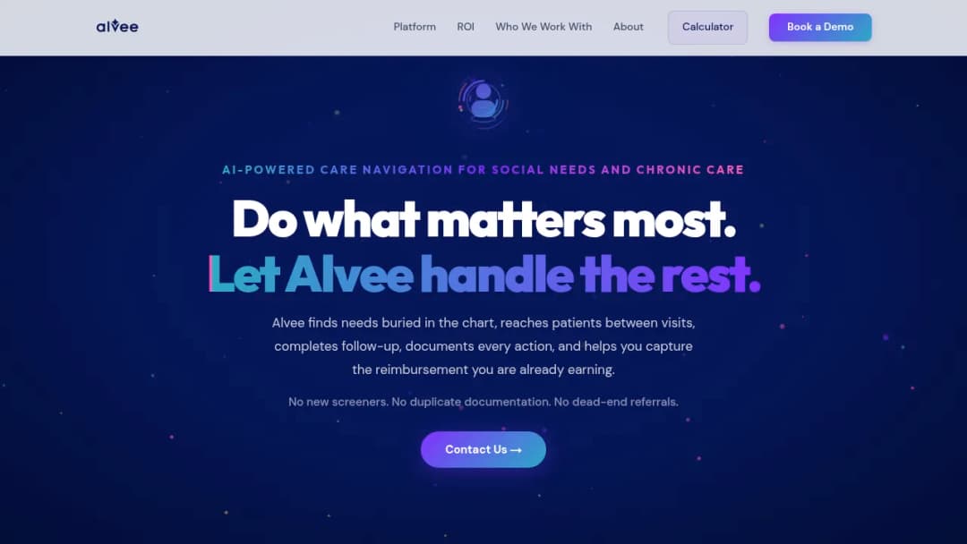 Alvee screenshot