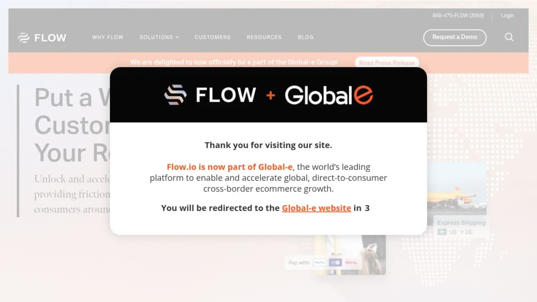 Flow Commerce screenshot