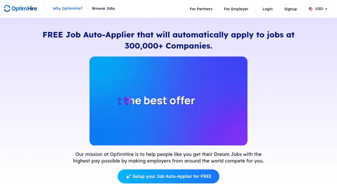 OptimHire screenshot