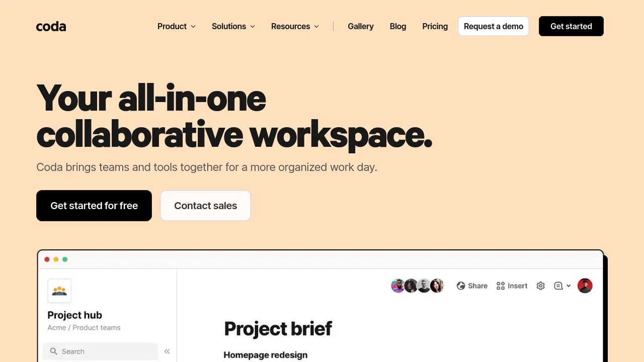 Coda screenshot