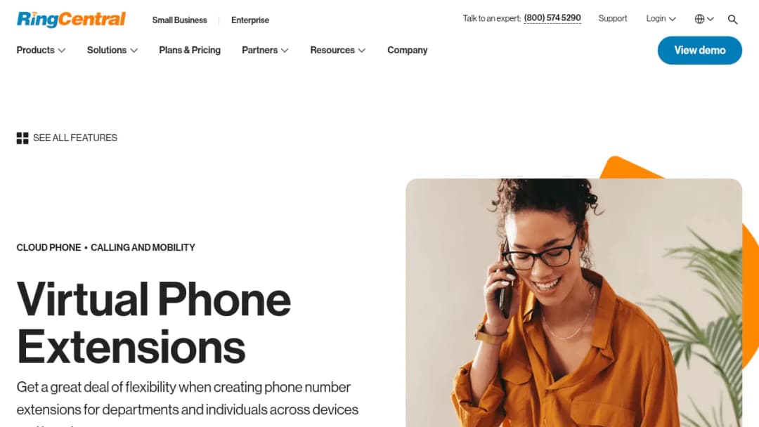 RingCentral Extensions screenshot
