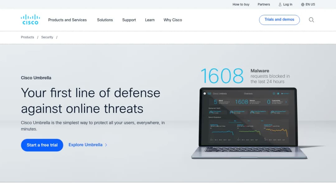 Cisco Umbrella screenshot