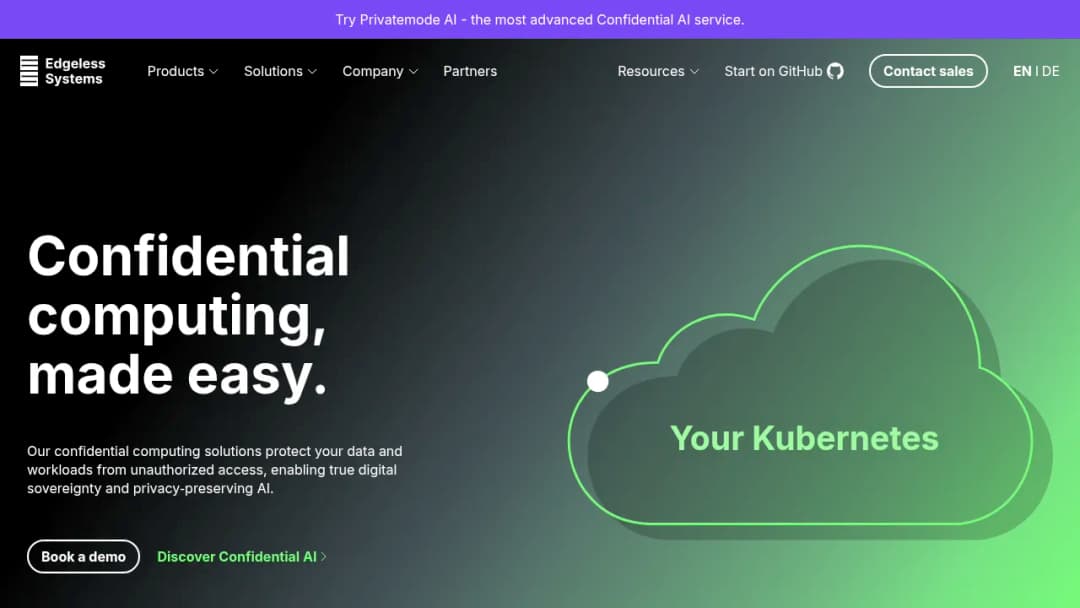 Edgeless Systems screenshot