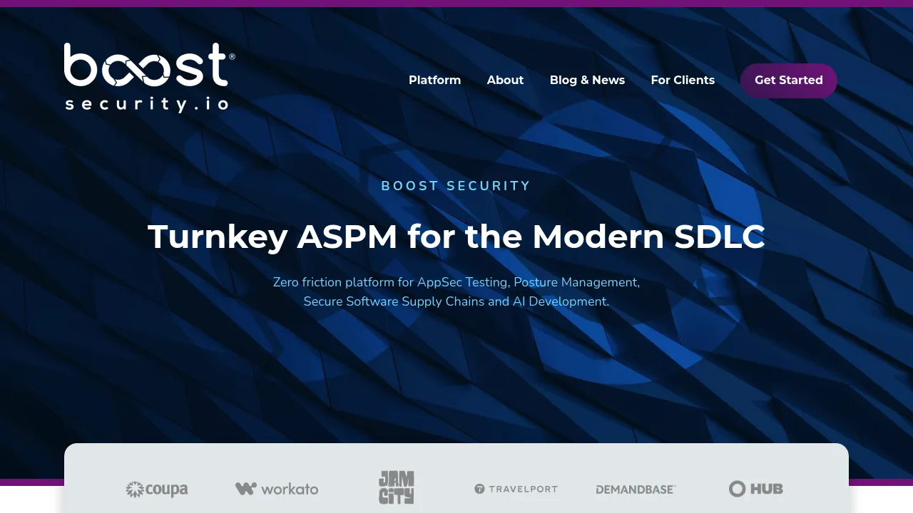 boostsecurity.io screenshot