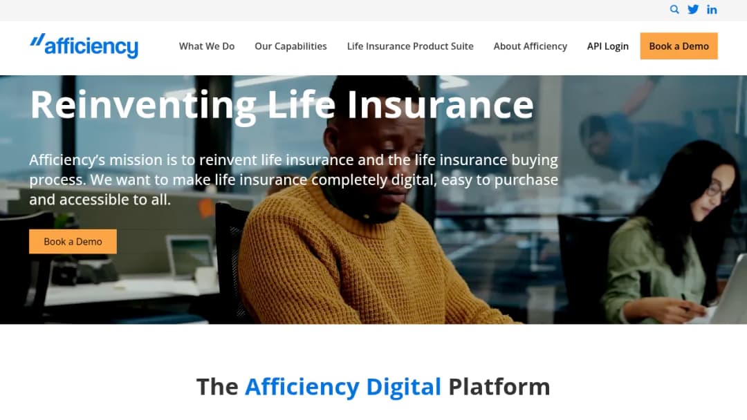 Afficiency screenshot