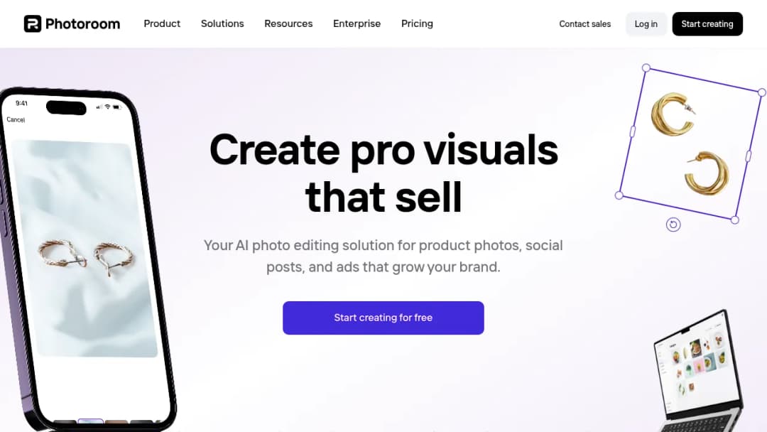 Photoroom screenshot