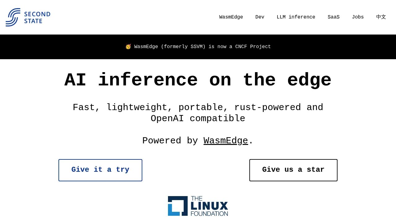 Second State screenshot