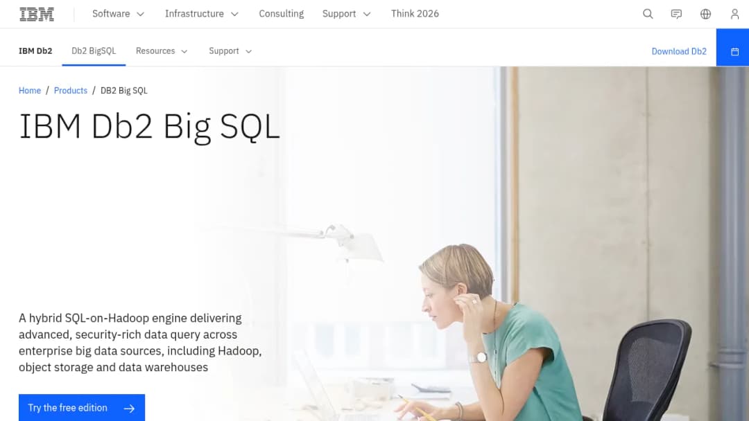 IBM Db2 Big SQL screenshot