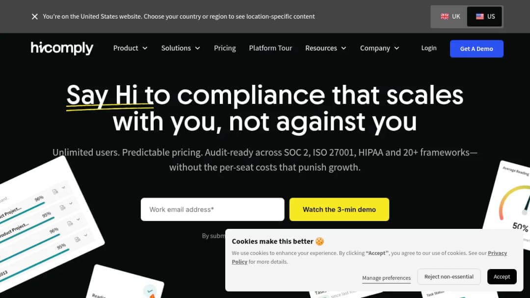 Hicomply screenshot