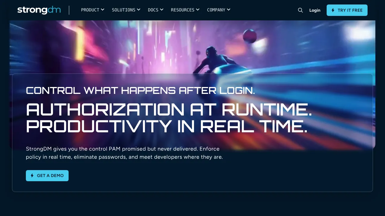 StrongDM screenshot