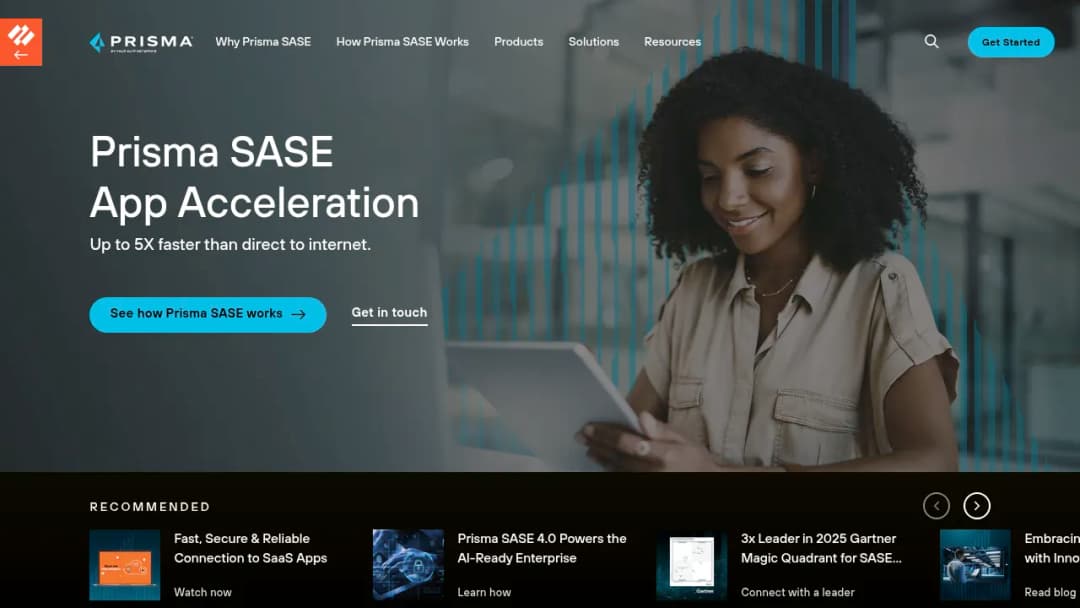 Palo Alto Networks Application Acceleration screenshot