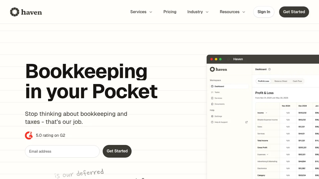 Haven screenshot