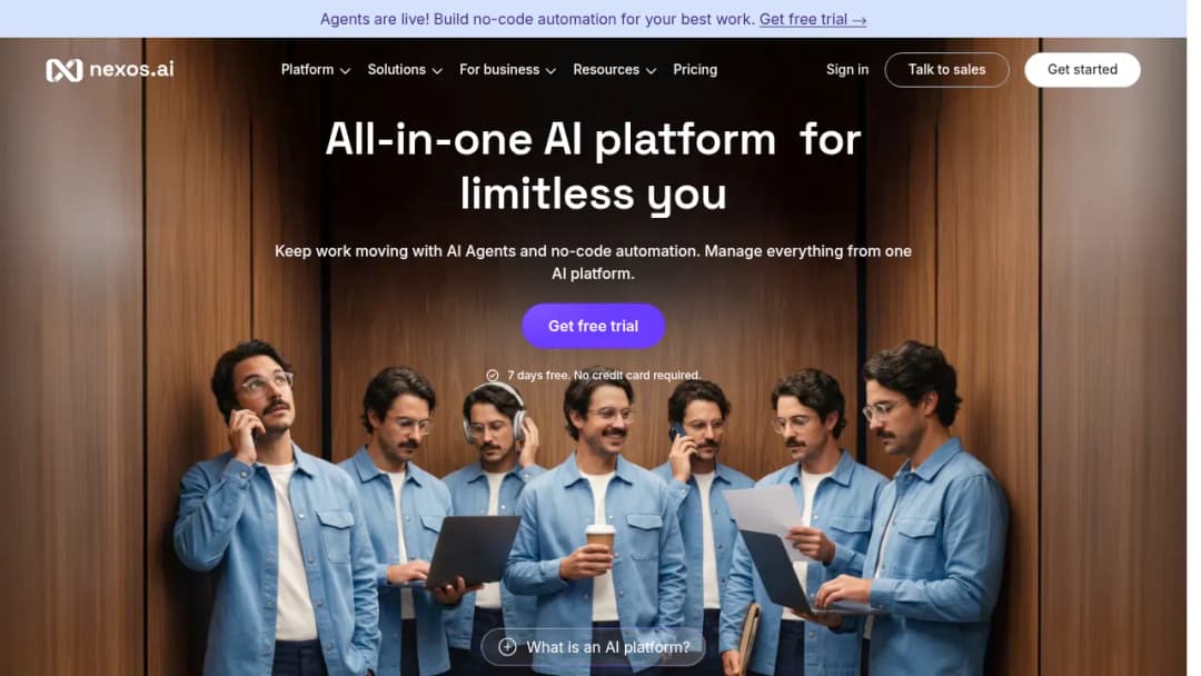 nexos.ai screenshot
