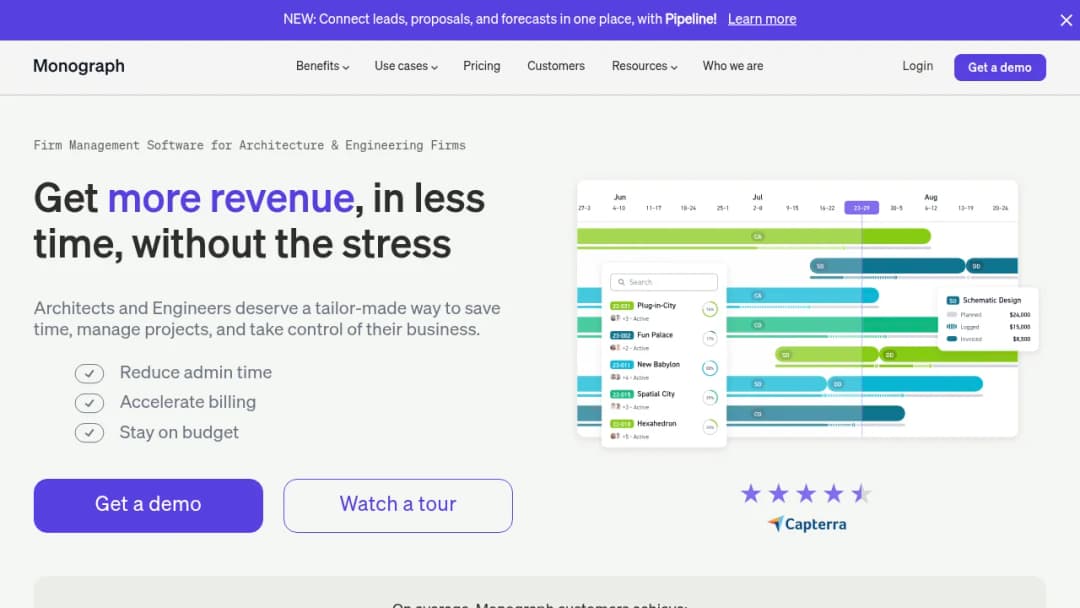 Monograph screenshot