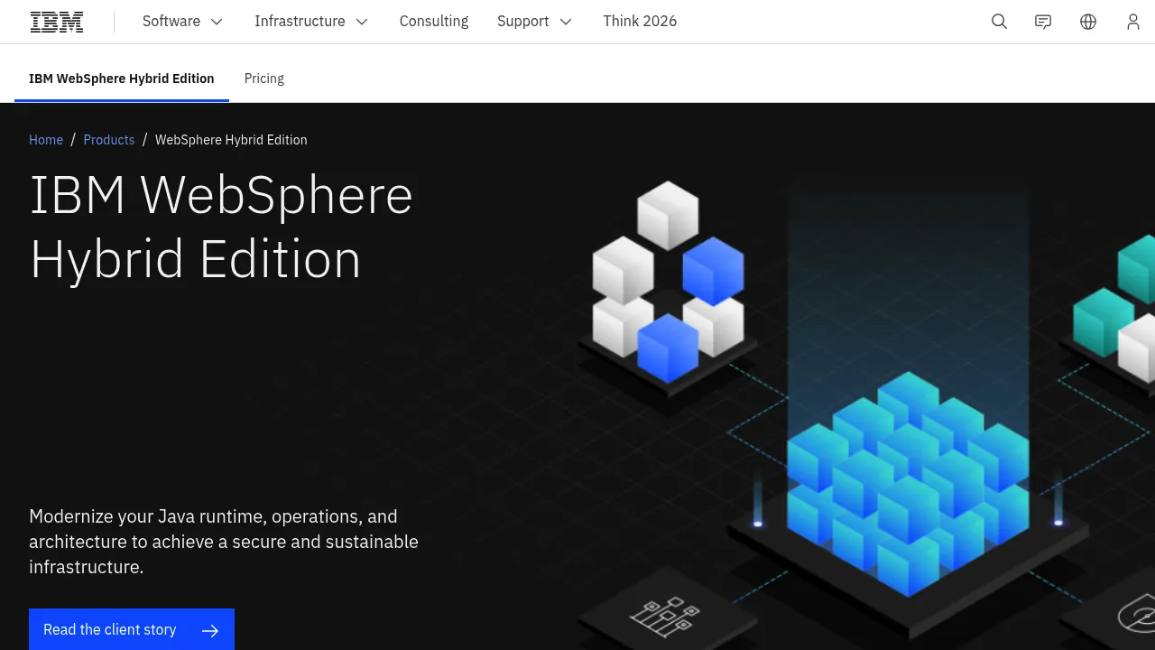 IBM Websphere Hybrid Edition screenshot