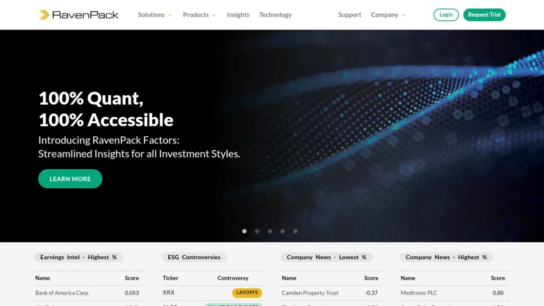 RavenPack screenshot