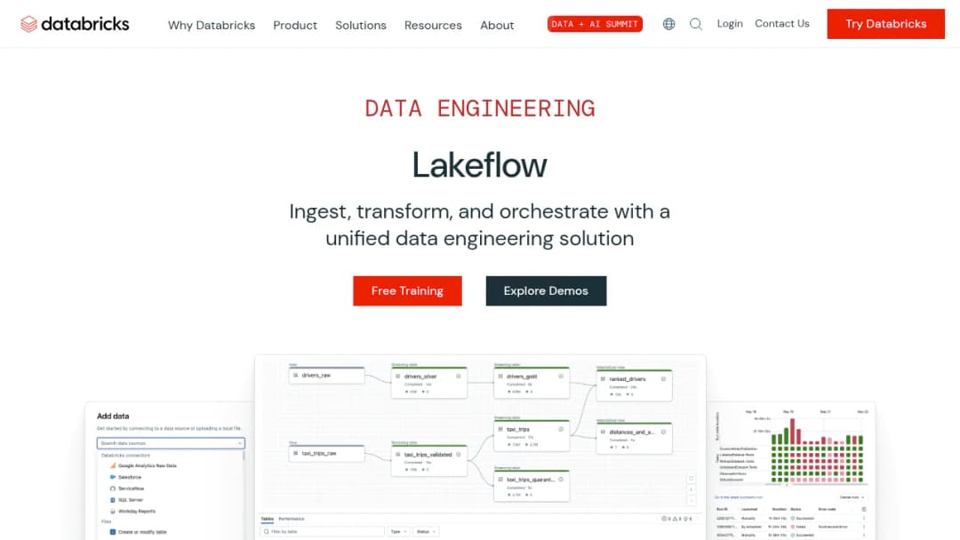 Databricks Data Engineering screenshot