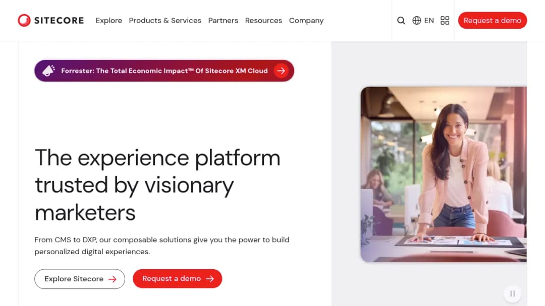 Sitecore screenshot