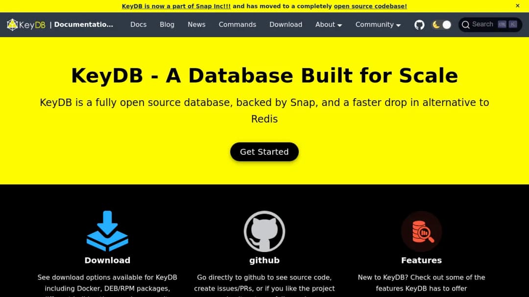 KeyDB screenshot