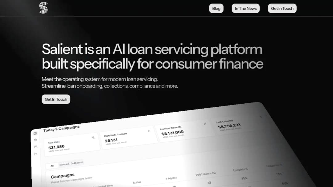 Salient AI screenshot