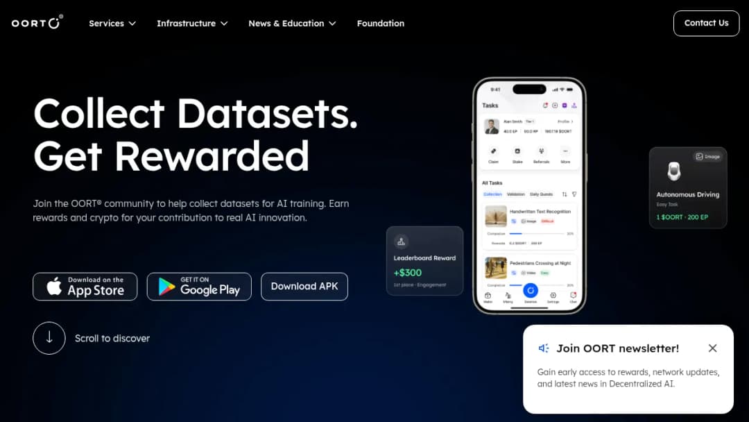 OORT | The Data Cloud for Decentralized AI screenshot