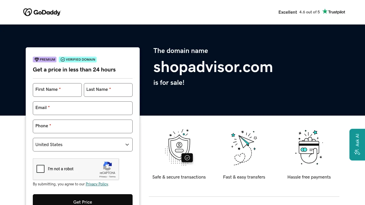 ShopAdvisor screenshot