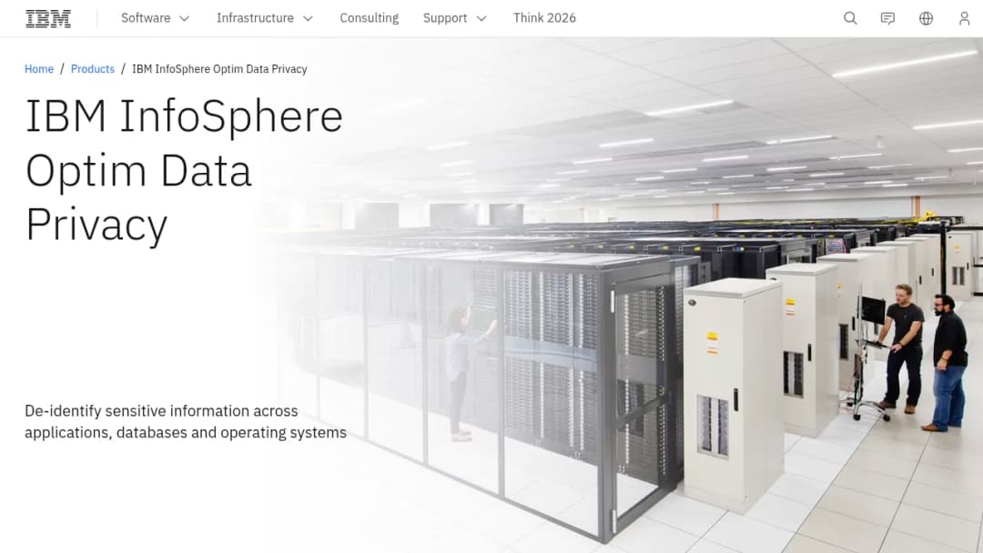 IBM Infosphere Optim Data Privacy screenshot