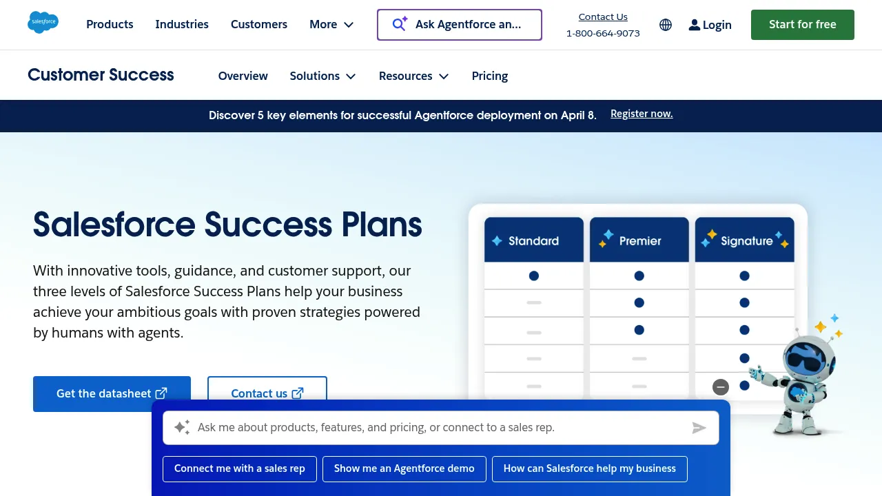 Salesforce Customer Success screenshot