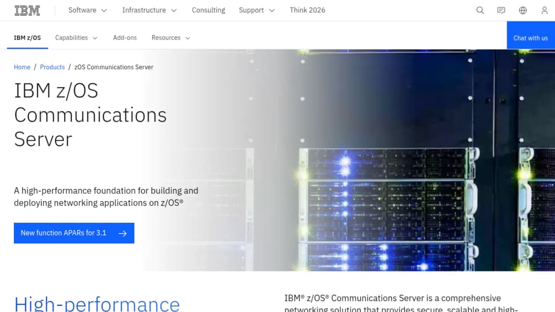IBM Zos Communications Server screenshot