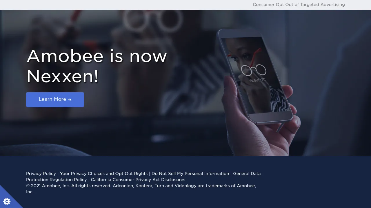 Amobee screenshot
