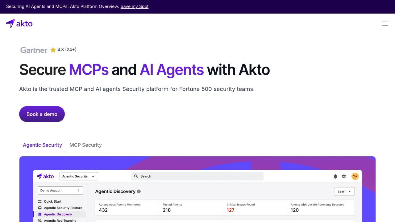 Akto screenshot