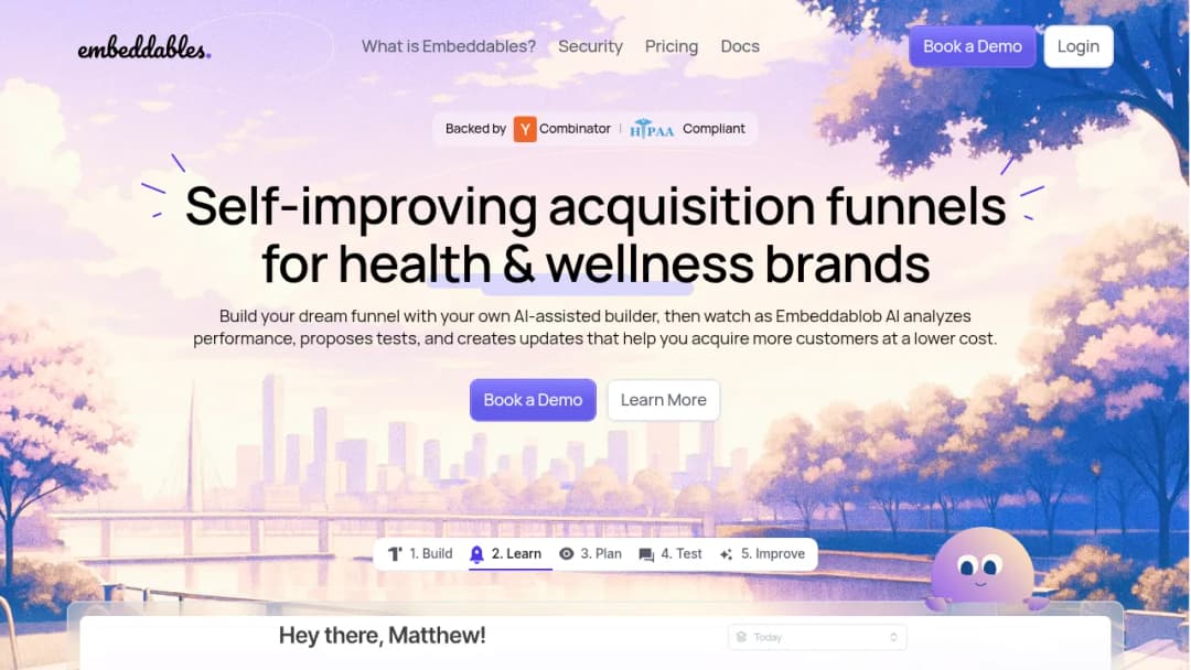 Embeddables screenshot
