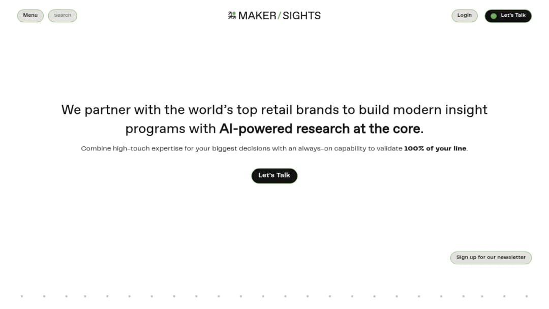 MakerSights screenshot
