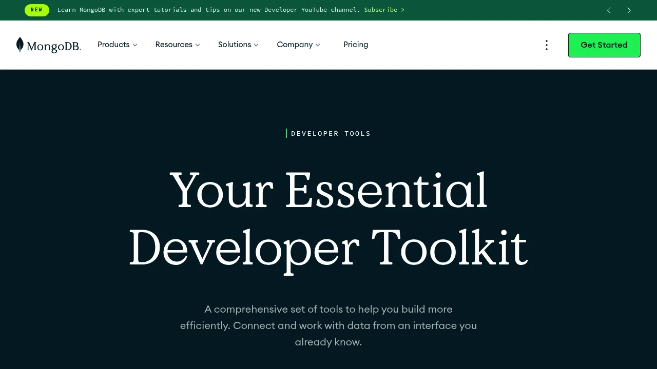 MongoDB Tools screenshot