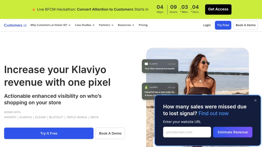 Customers.ai screenshot