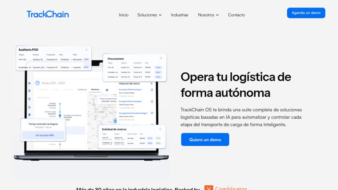 TrackChain screenshot