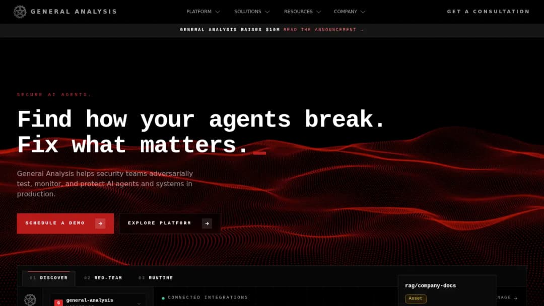 General Analysis screenshot