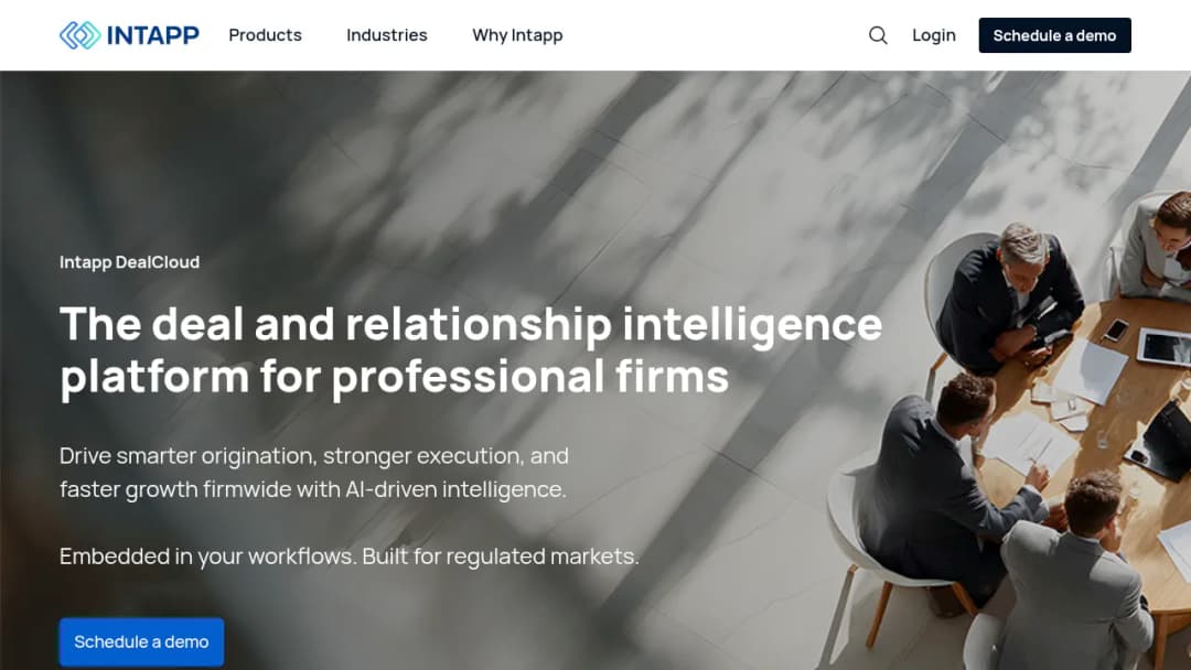 Intapp DealCloud screenshot